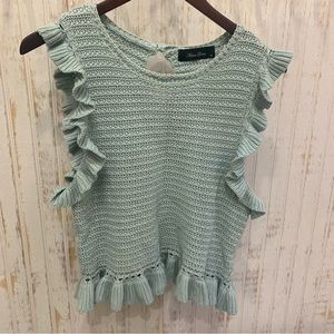 Mint Crochet Tank